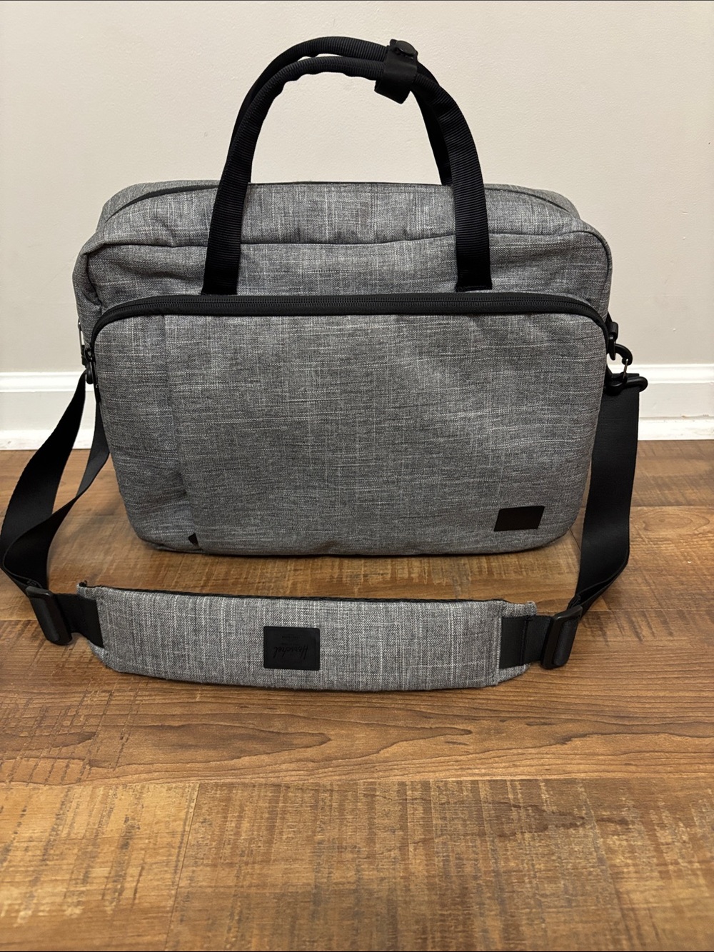 Herschel messenger bag Tech Gibson 18 L Grey Men's Laptop Briefcase travel